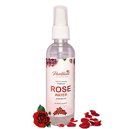 Pankhudi Premium Rose Water Steam Distilled – Gulab Jal 100ml