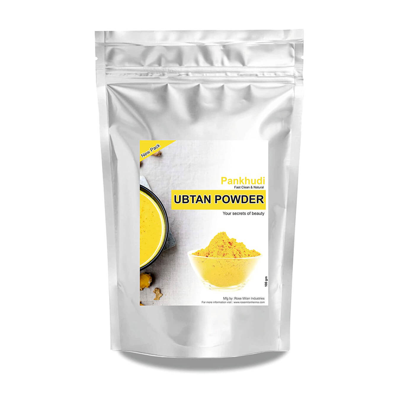 Pankhudi Ubtan Powder for Face & Body Scrub Fairness, Tanning & Glowing Skin (Dulhan Special) – 100 gm