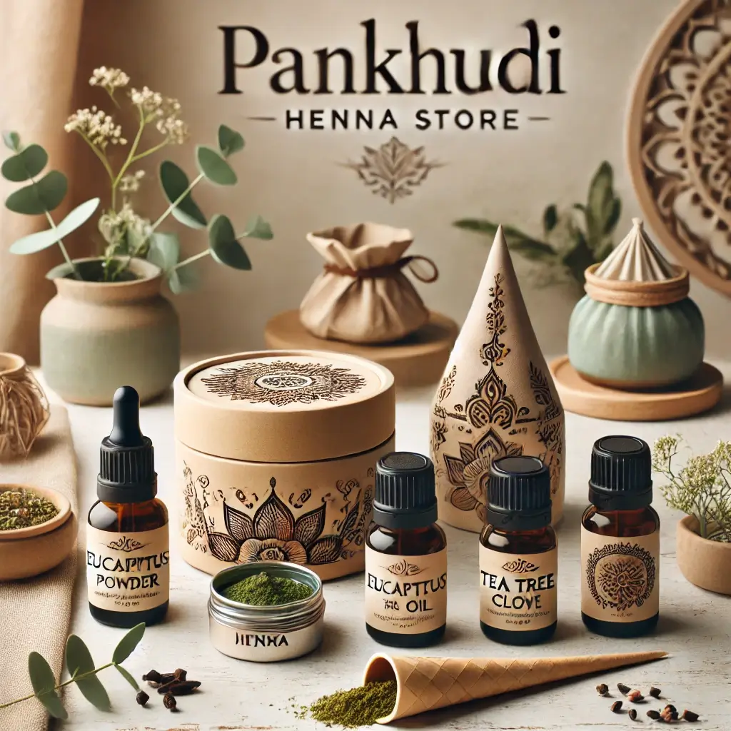 Best Online Store to Buy Natural Henna and Essential Oils: Why Pankhudi Henna Store is the First Choice for Henna Artists