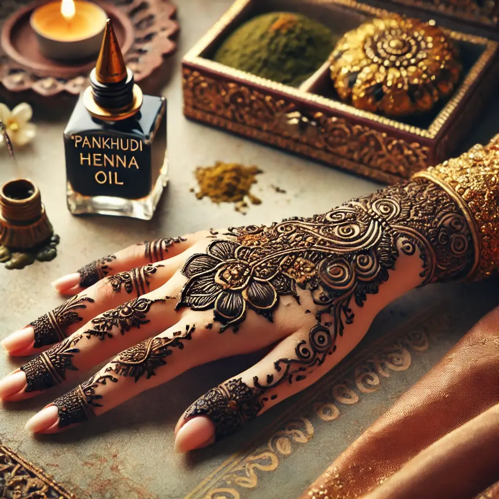 Mehandi Oil for Henna: Unlocking the Secret to Richer, Long-Lasting Henna Stains