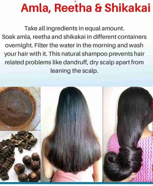 The Power of Dry Amla, Reetha, and Shikakai Raw for Hair Care: A Natural Solution