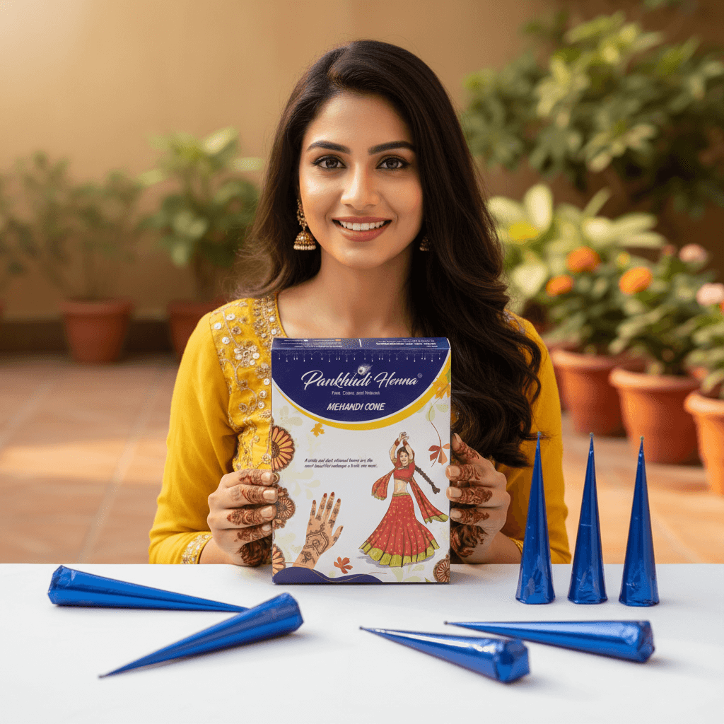 Organic Henna Cones in Bangalore – 100% Natural & Same-Day Delivery
