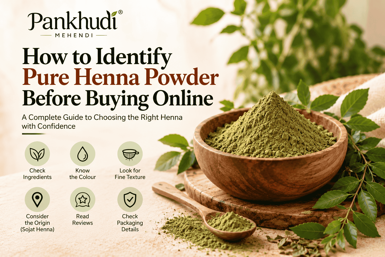How to Identify Pure Henna Powder Before Buying Online: A Complete Guide